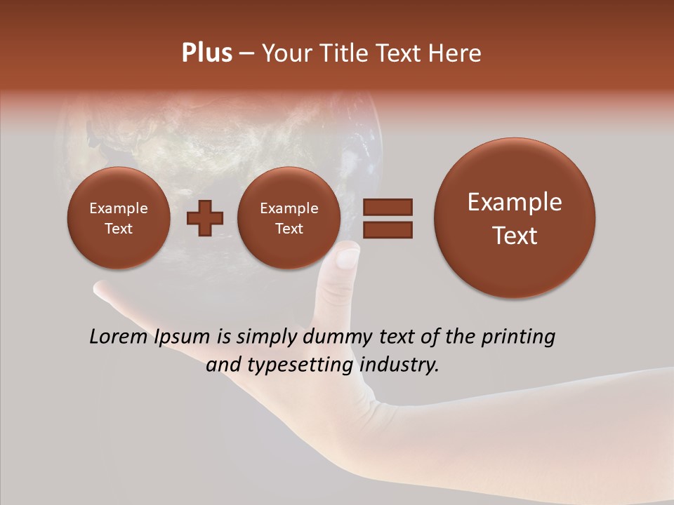 Old Finger Senior PowerPoint Template