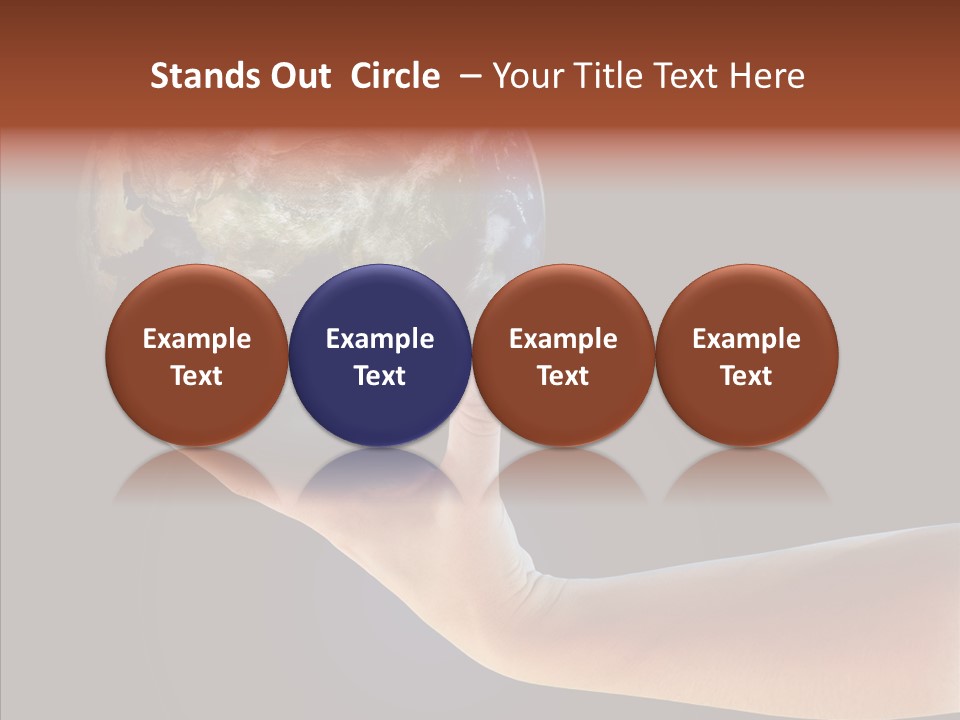 Old Finger Senior PowerPoint Template