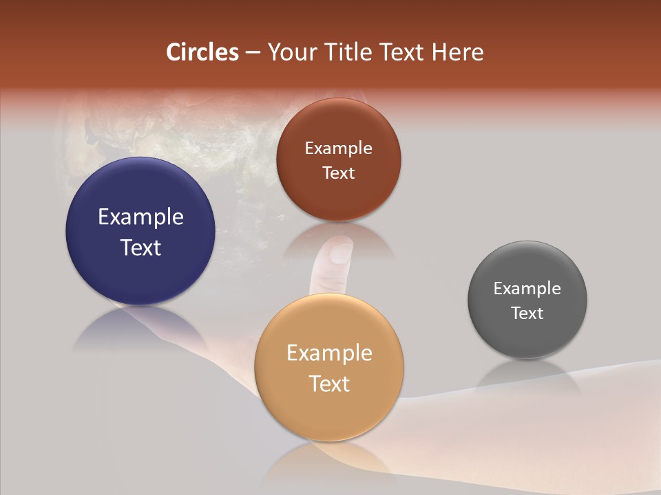 Old Finger Senior PowerPoint Template