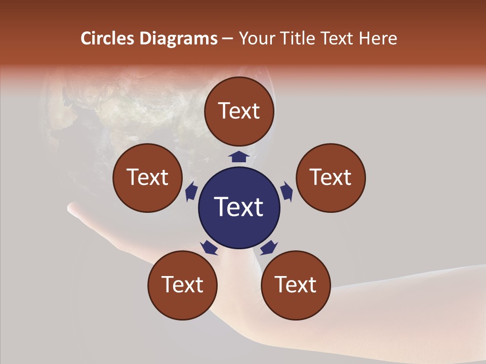 Old Finger Senior PowerPoint Template