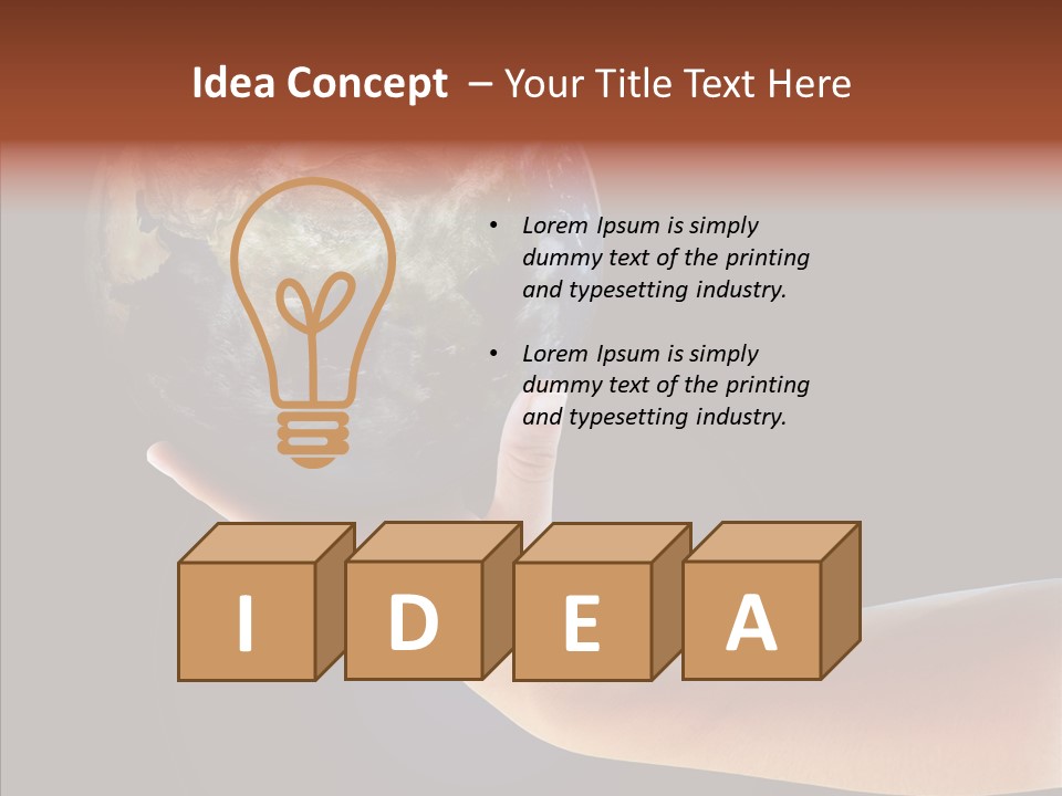 Old Finger Senior PowerPoint Template