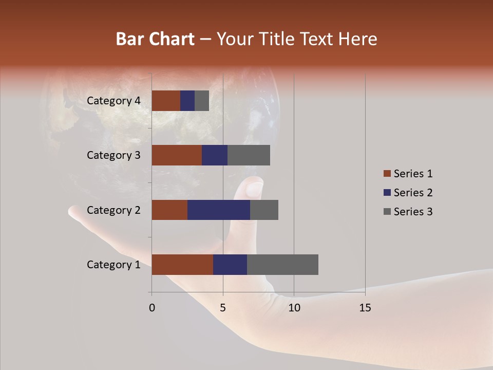 Old Finger Senior PowerPoint Template