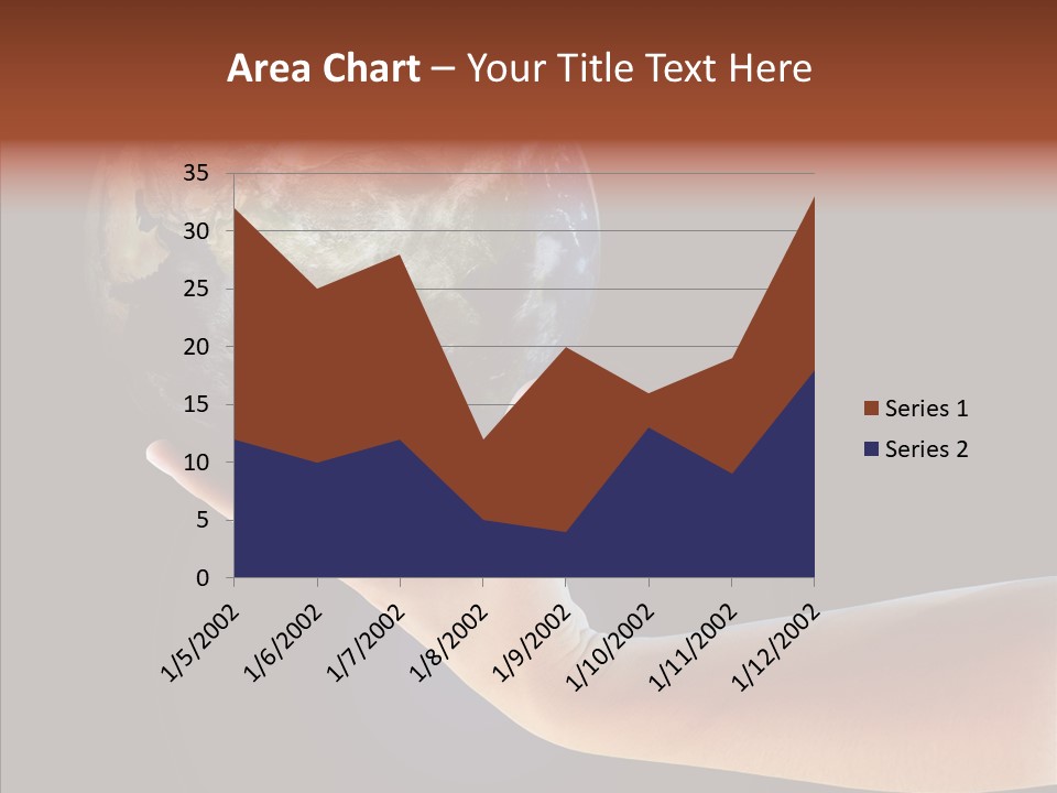 Old Finger Senior PowerPoint Template