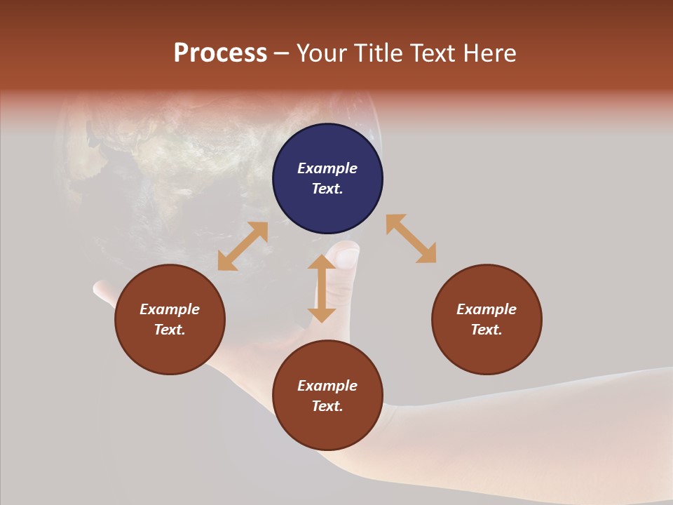 Old Finger Senior PowerPoint Template