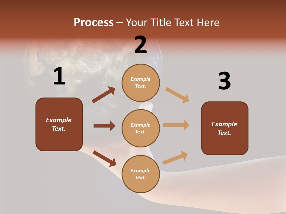 Old Finger Senior PowerPoint Template