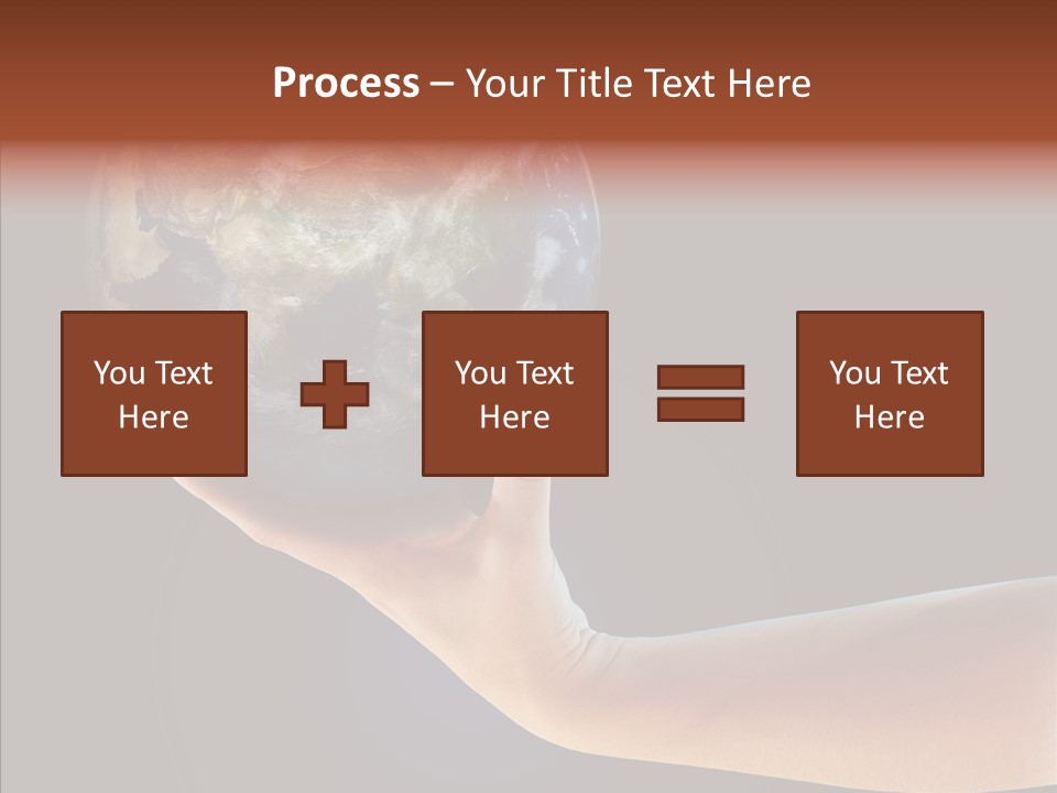 Old Finger Senior PowerPoint Template