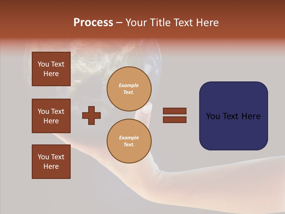 Old Finger Senior PowerPoint Template