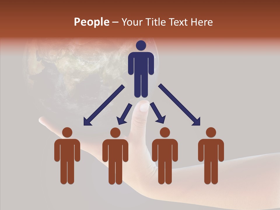 Old Finger Senior PowerPoint Template