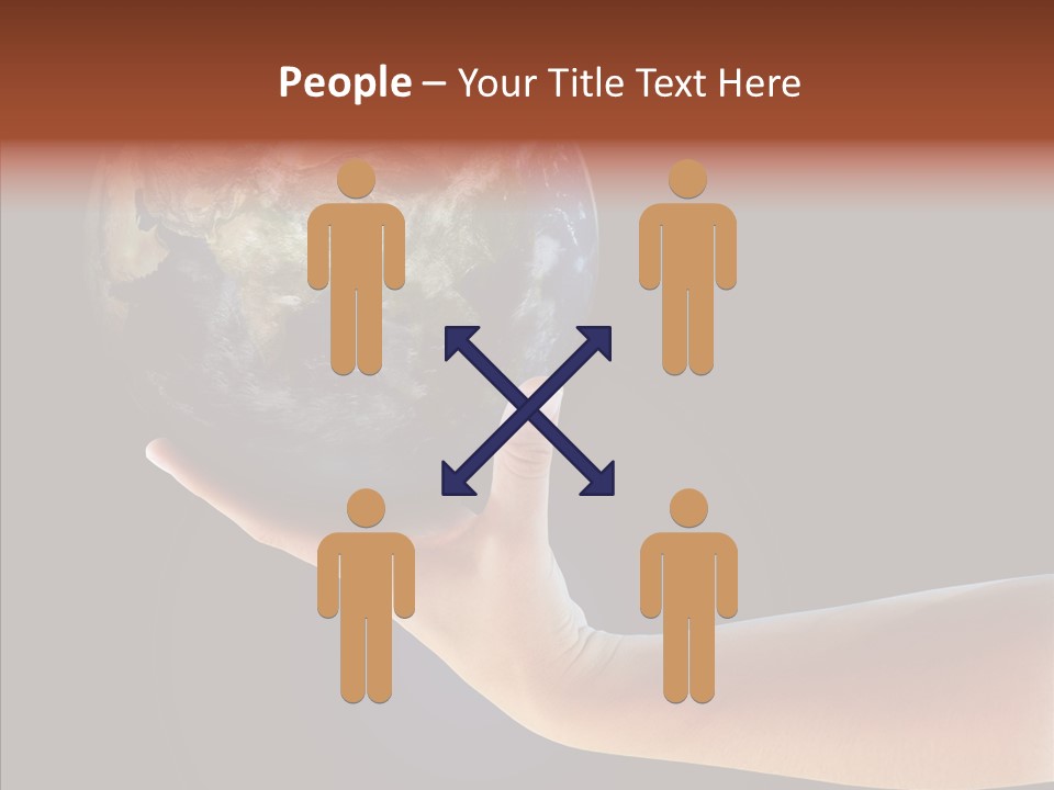 Old Finger Senior PowerPoint Template