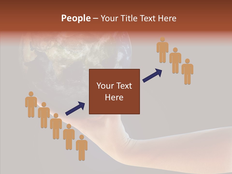 Old Finger Senior PowerPoint Template
