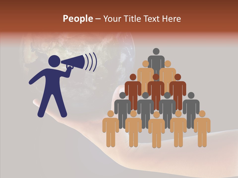 Old Finger Senior PowerPoint Template