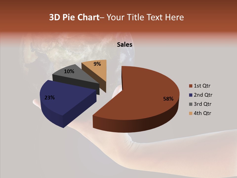 Old Finger Senior PowerPoint Template