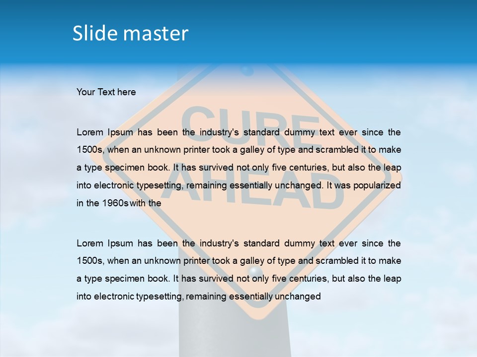 Young Caregiver Elder PowerPoint Template