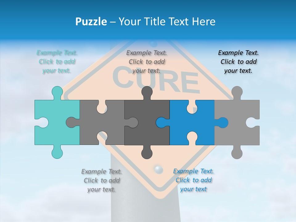 Young Caregiver Elder PowerPoint Template