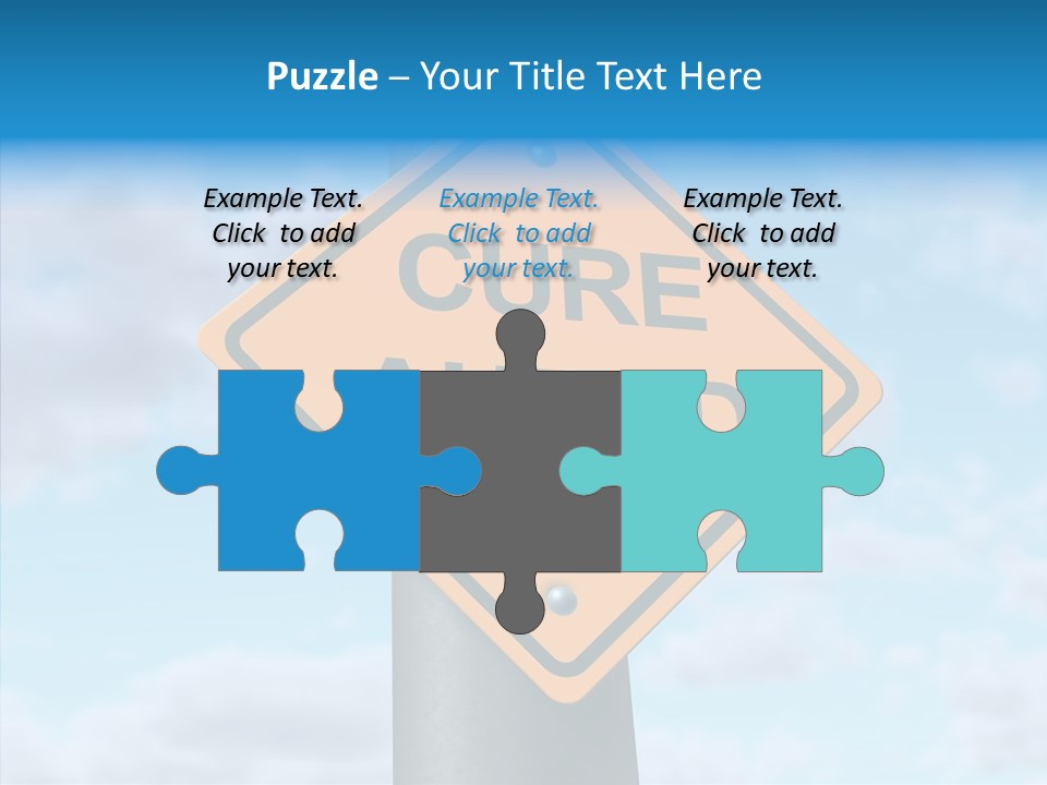 Young Caregiver Elder PowerPoint Template