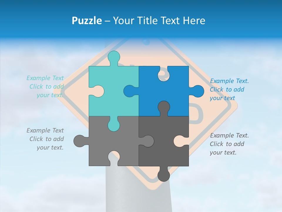 Young Caregiver Elder PowerPoint Template