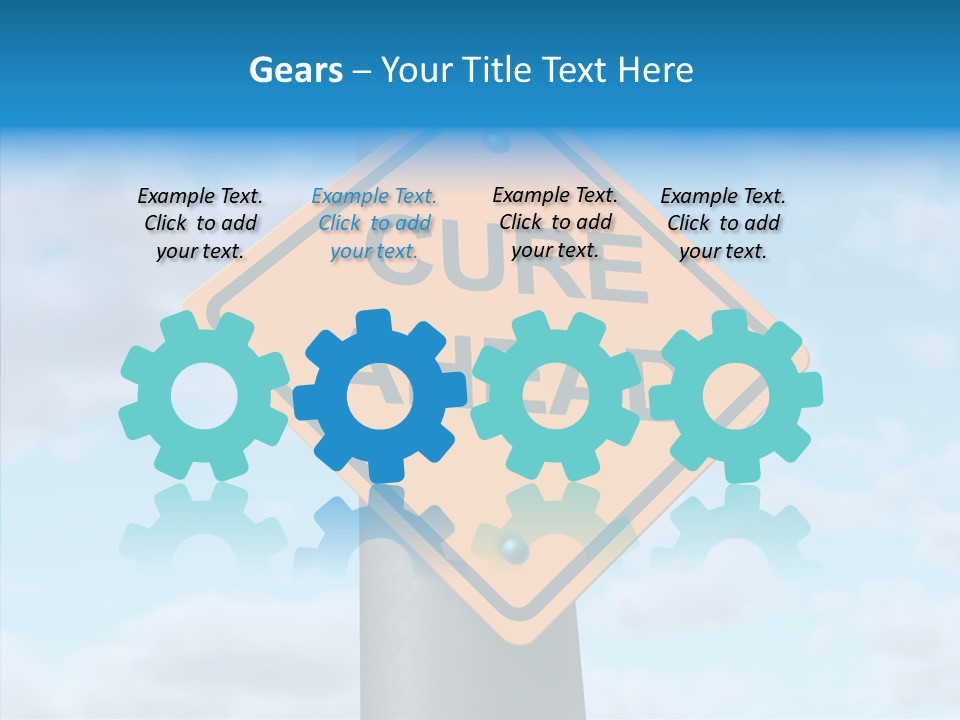 Young Caregiver Elder PowerPoint Template