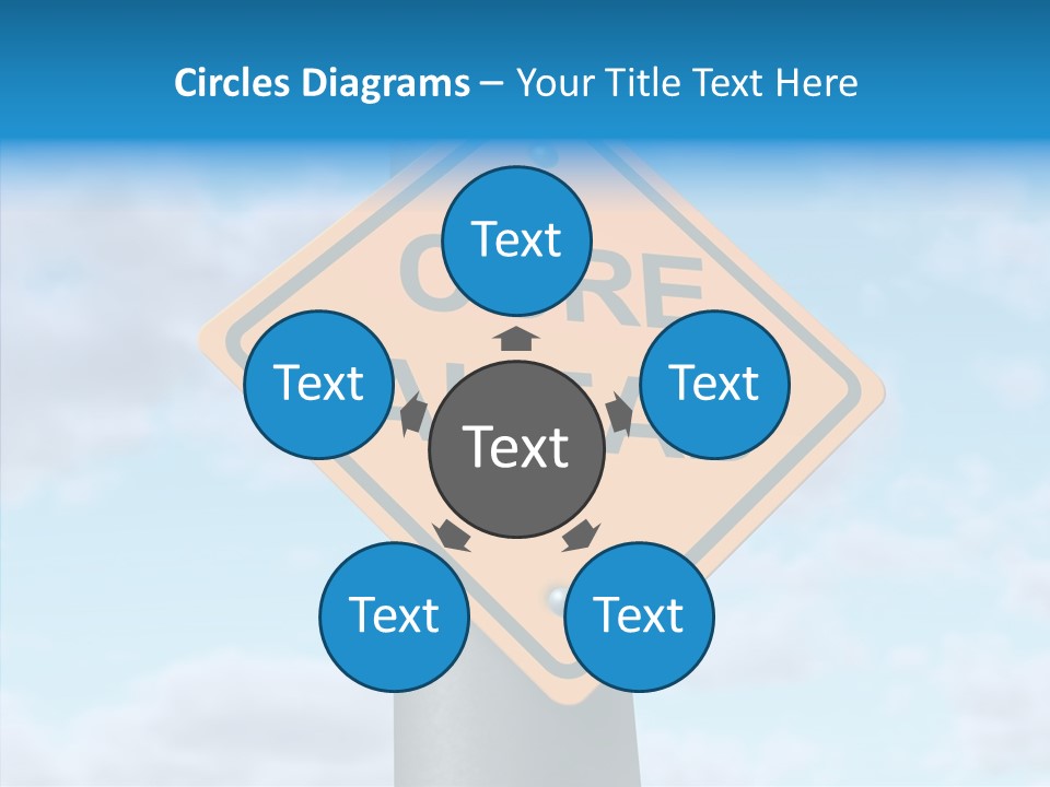 Young Caregiver Elder PowerPoint Template