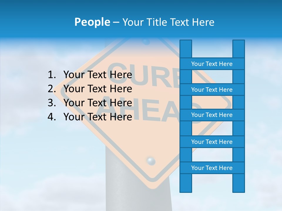 Young Caregiver Elder PowerPoint Template