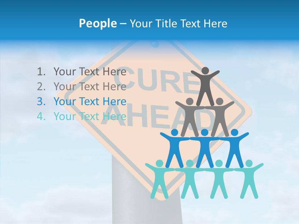 Young Caregiver Elder PowerPoint Template