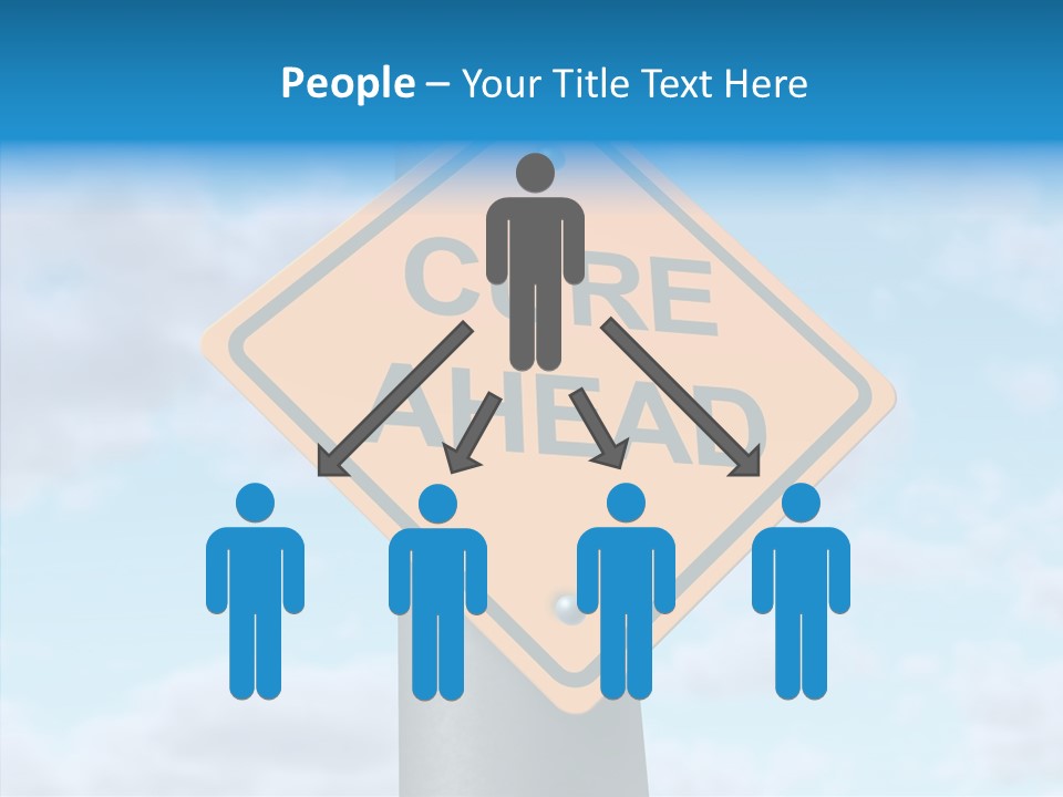 Young Caregiver Elder PowerPoint Template