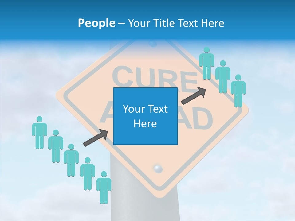 Young Caregiver Elder PowerPoint Template