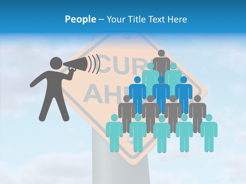 Young Caregiver Elder PowerPoint Template