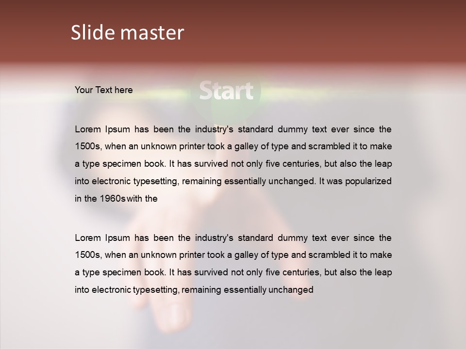 Care Closeup Sharing PowerPoint Template