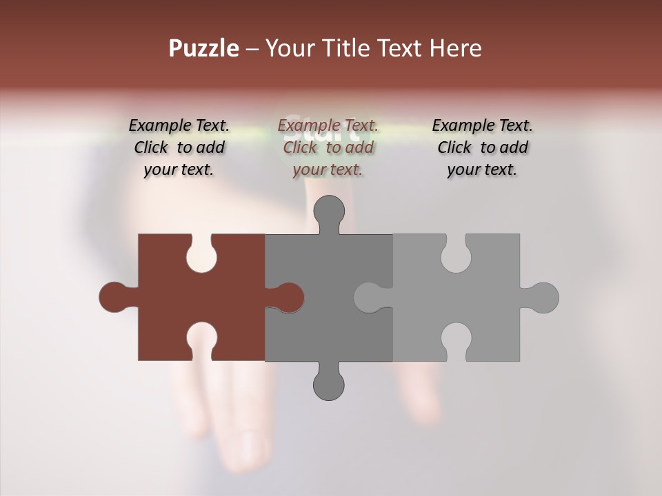 Care Closeup Sharing PowerPoint Template