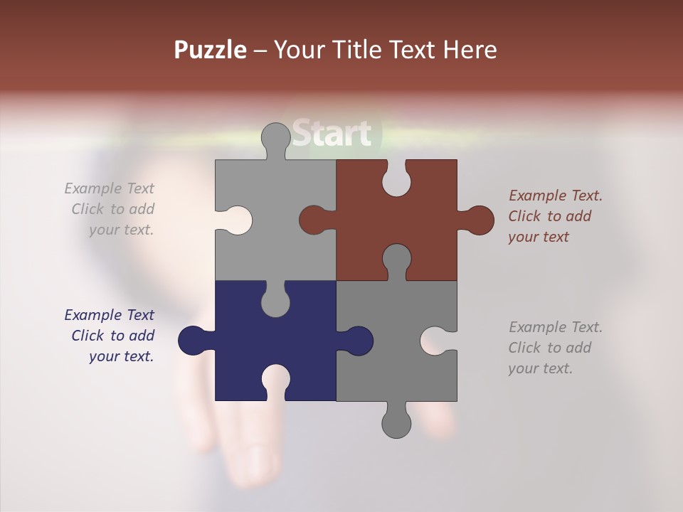 Care Closeup Sharing PowerPoint Template