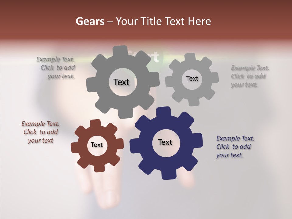 Care Closeup Sharing PowerPoint Template