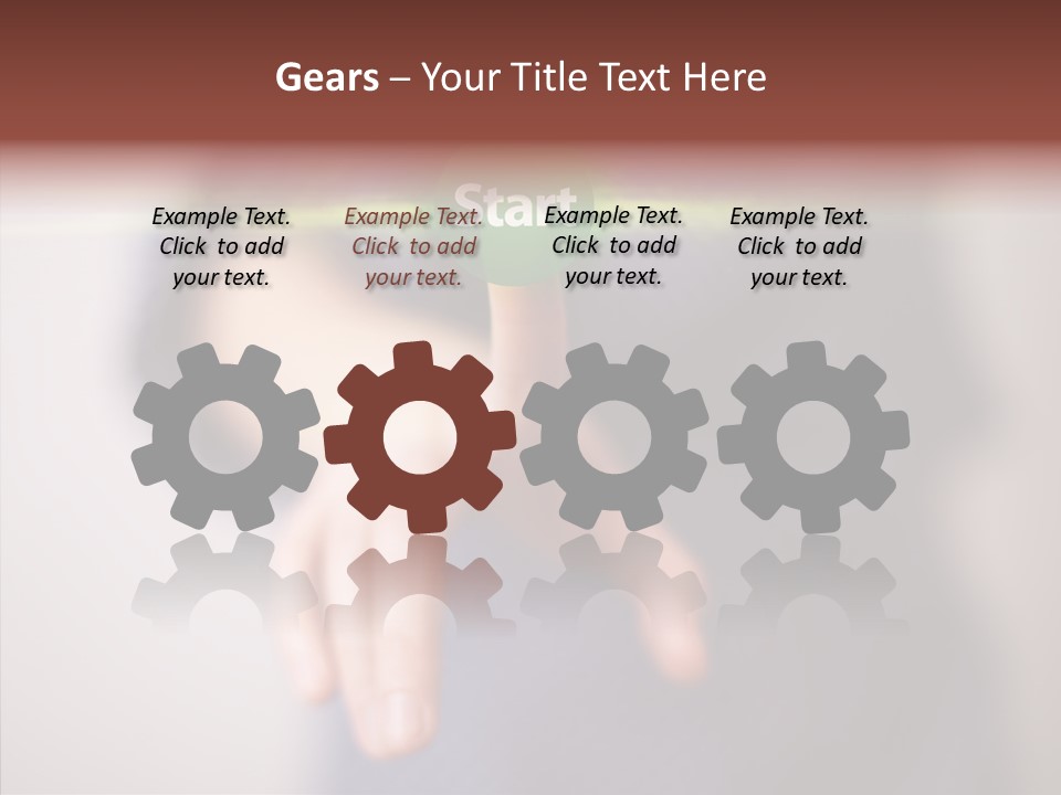 Care Closeup Sharing PowerPoint Template