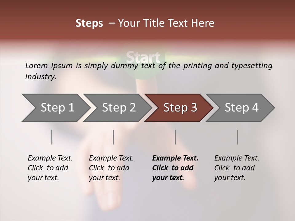 Care Closeup Sharing PowerPoint Template