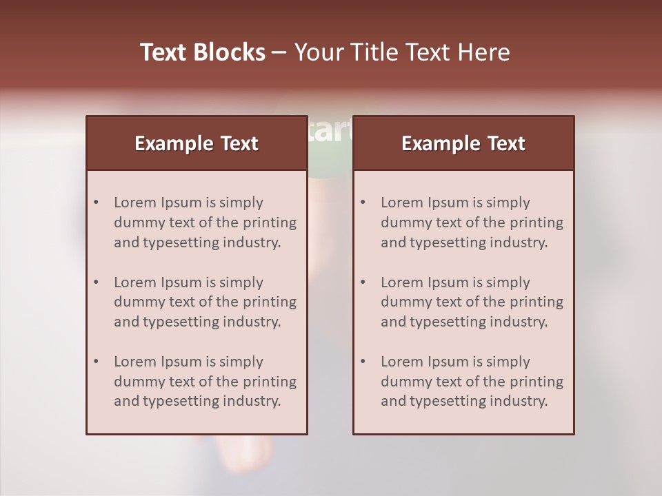 Care Closeup Sharing PowerPoint Template