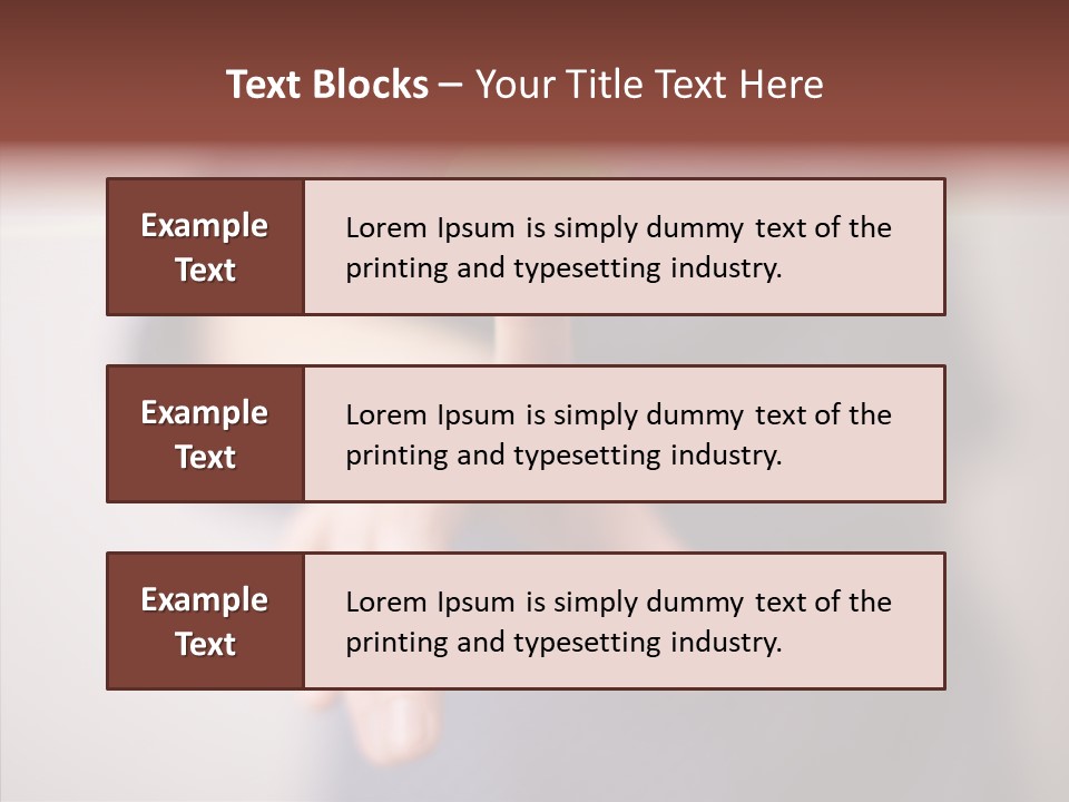 Care Closeup Sharing PowerPoint Template