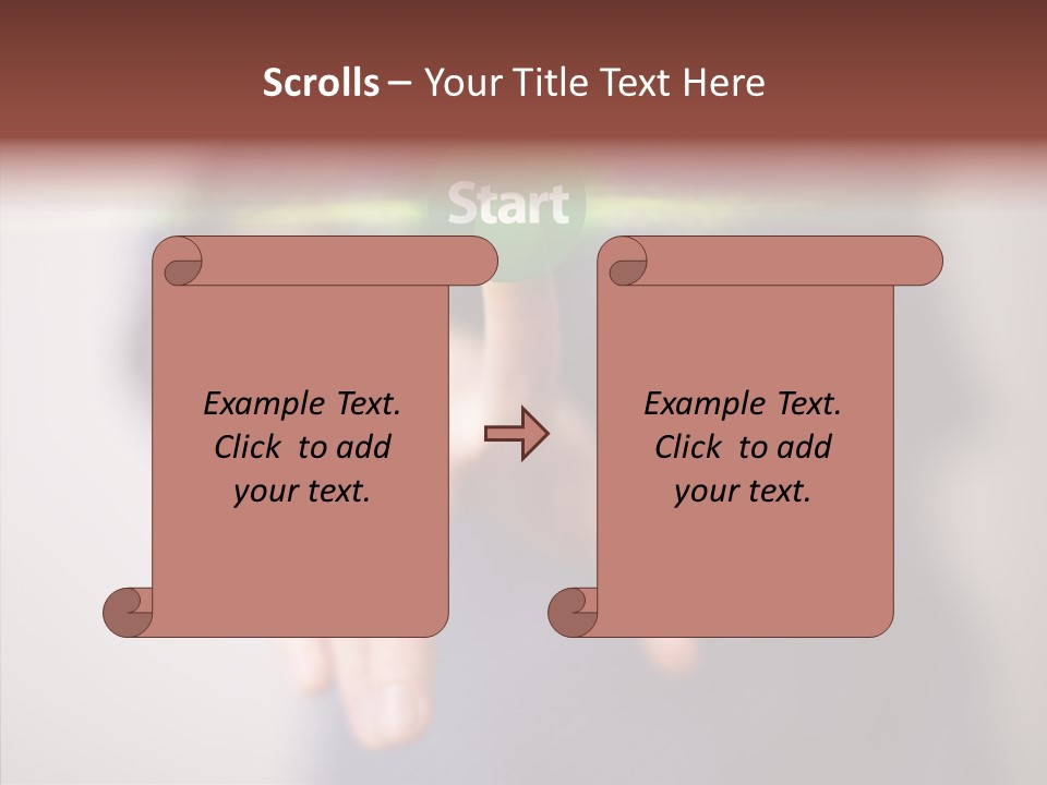 Care Closeup Sharing PowerPoint Template