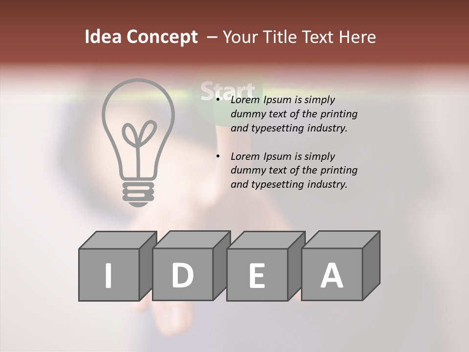 Care Closeup Sharing PowerPoint Template