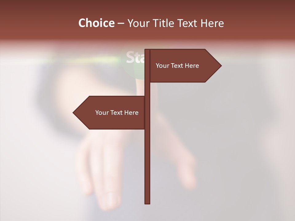 Care Closeup Sharing PowerPoint Template
