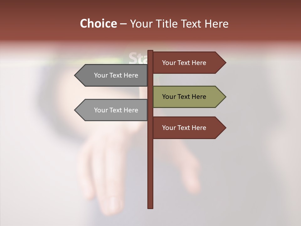 Care Closeup Sharing PowerPoint Template