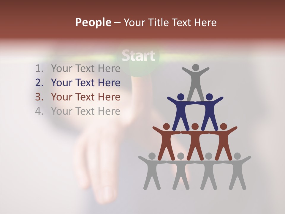 Care Closeup Sharing PowerPoint Template