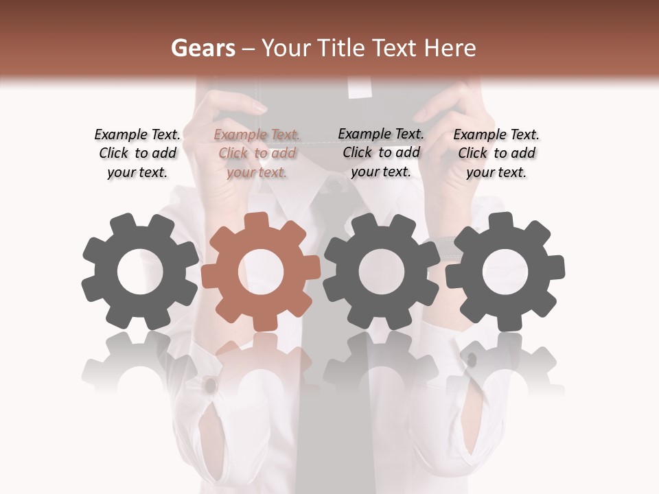 Touching Care Aging PowerPoint Template