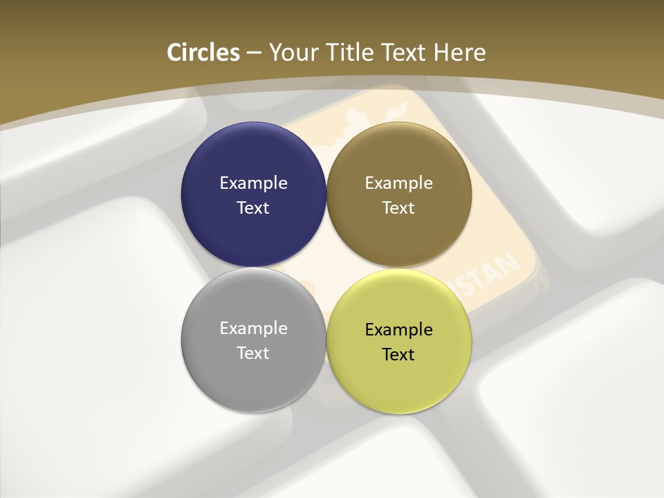 White Hold Close Up PowerPoint Template