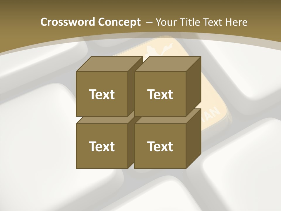 White Hold Close Up PowerPoint Template
