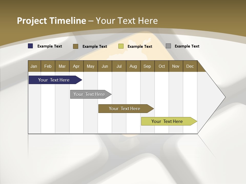 White Hold Close Up PowerPoint Template