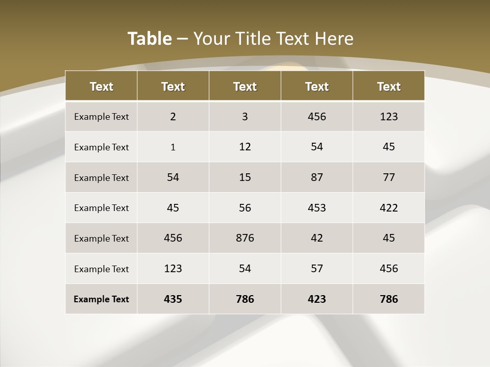 White Hold Close Up PowerPoint Template