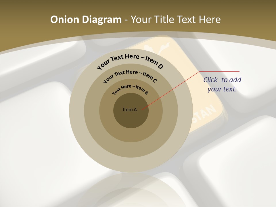 White Hold Close Up PowerPoint Template