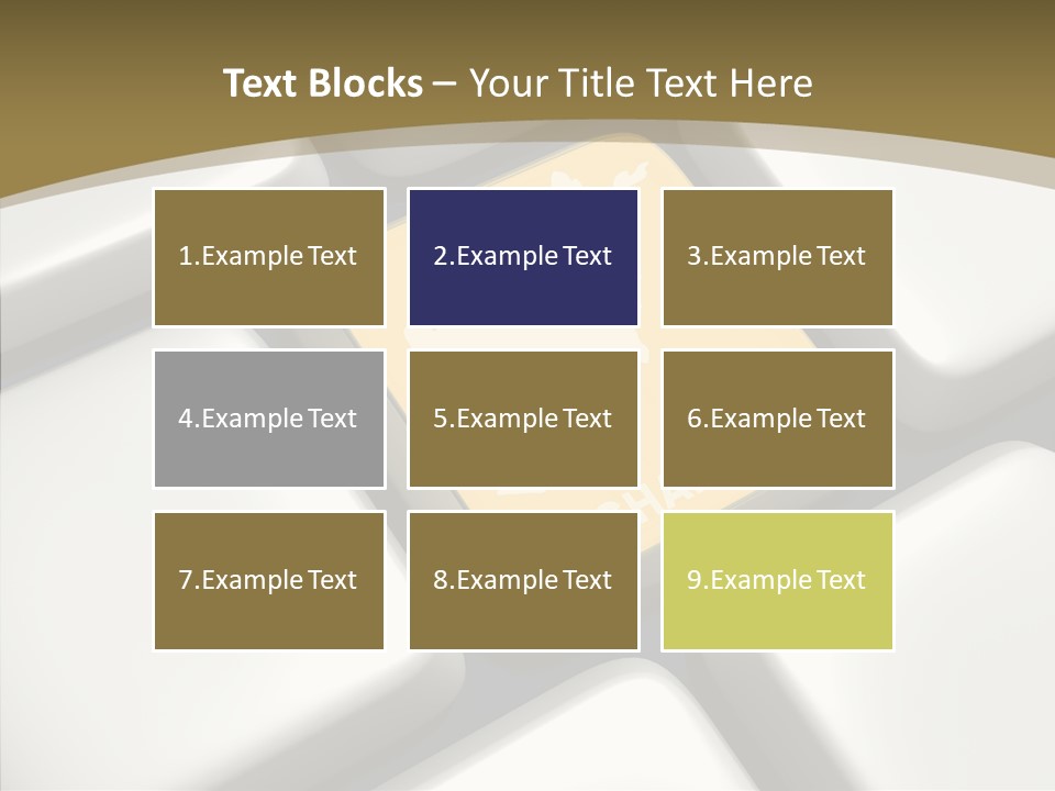 White Hold Close Up PowerPoint Template