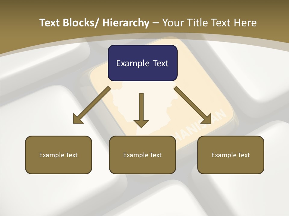 White Hold Close Up PowerPoint Template