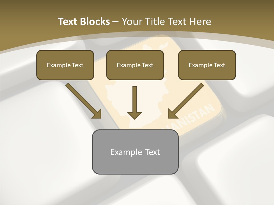 White Hold Close Up PowerPoint Template