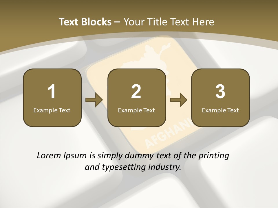 White Hold Close Up PowerPoint Template